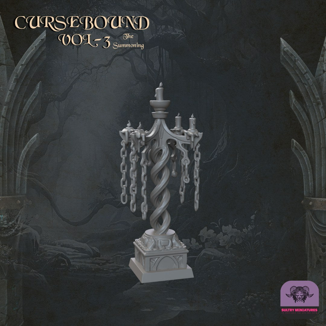 Cursebound Scenery resin figure