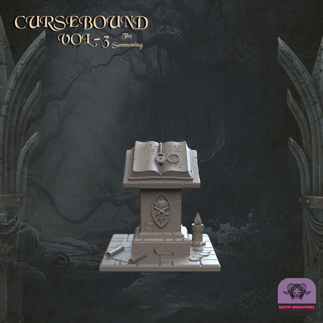 Cursebound Scenery resin figure