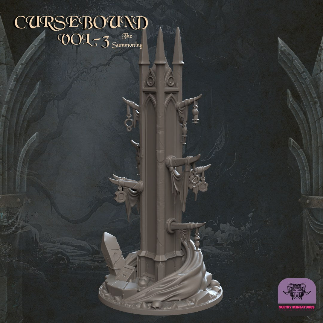 Cursebound Scenery resin figure