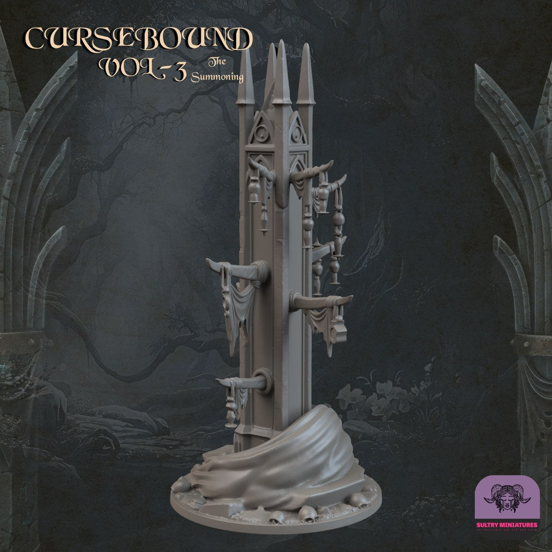 Cursebound Scenery resin figure