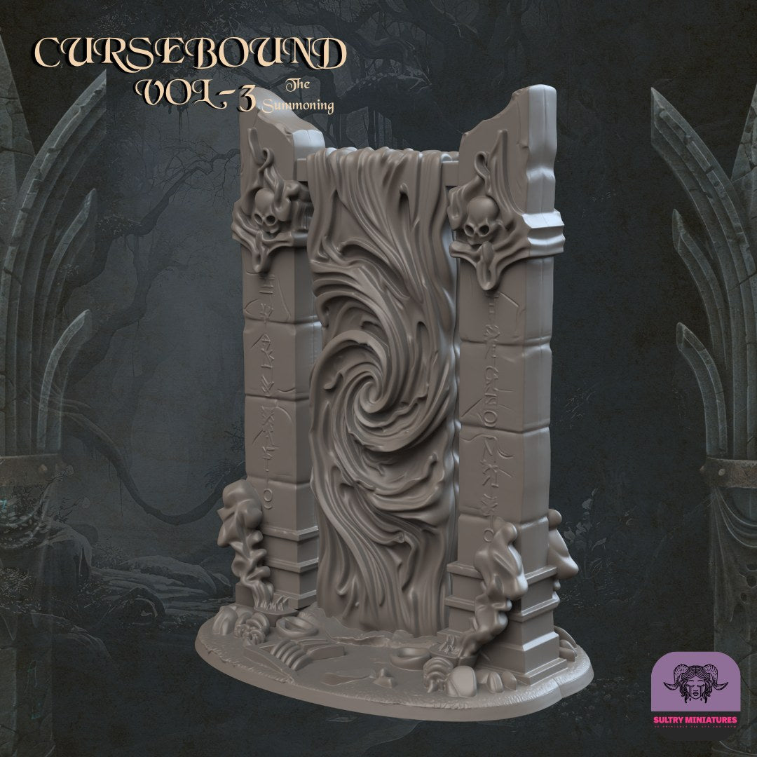 Cursebound Scenery resin figure