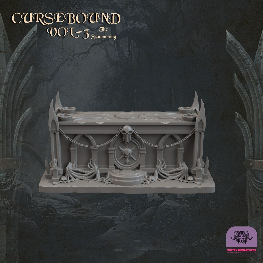 Cursebound Scenery resin figure