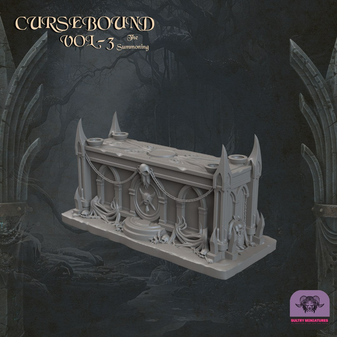 Cursebound Scenery resin figure
