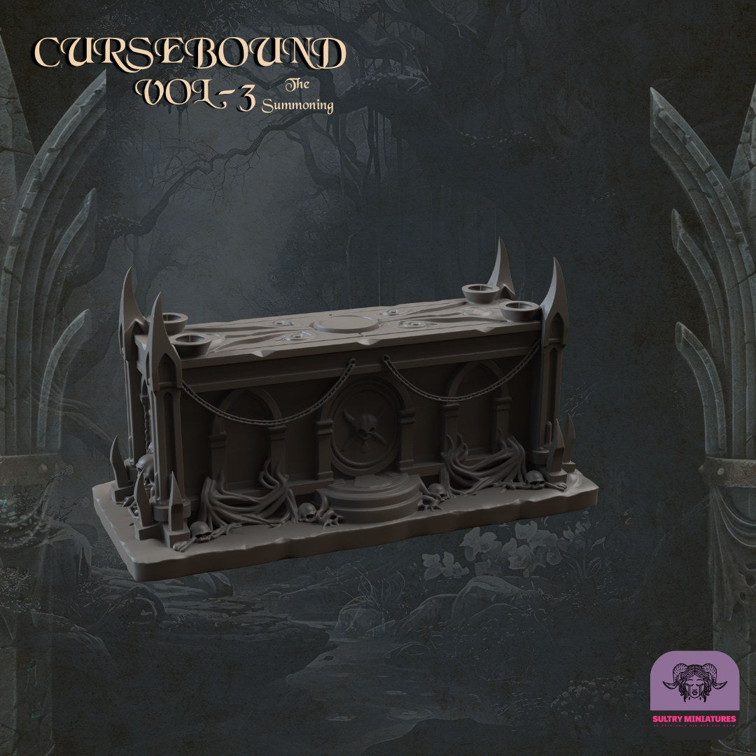 Cursebound Scenery resin figure