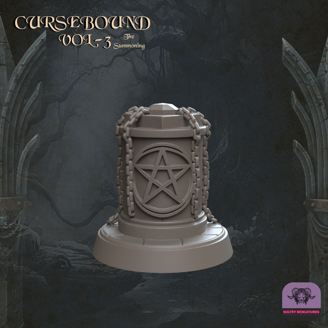 Cursebound Scenery resin figure