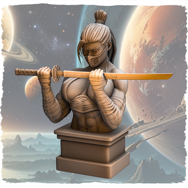 Katania resin figure