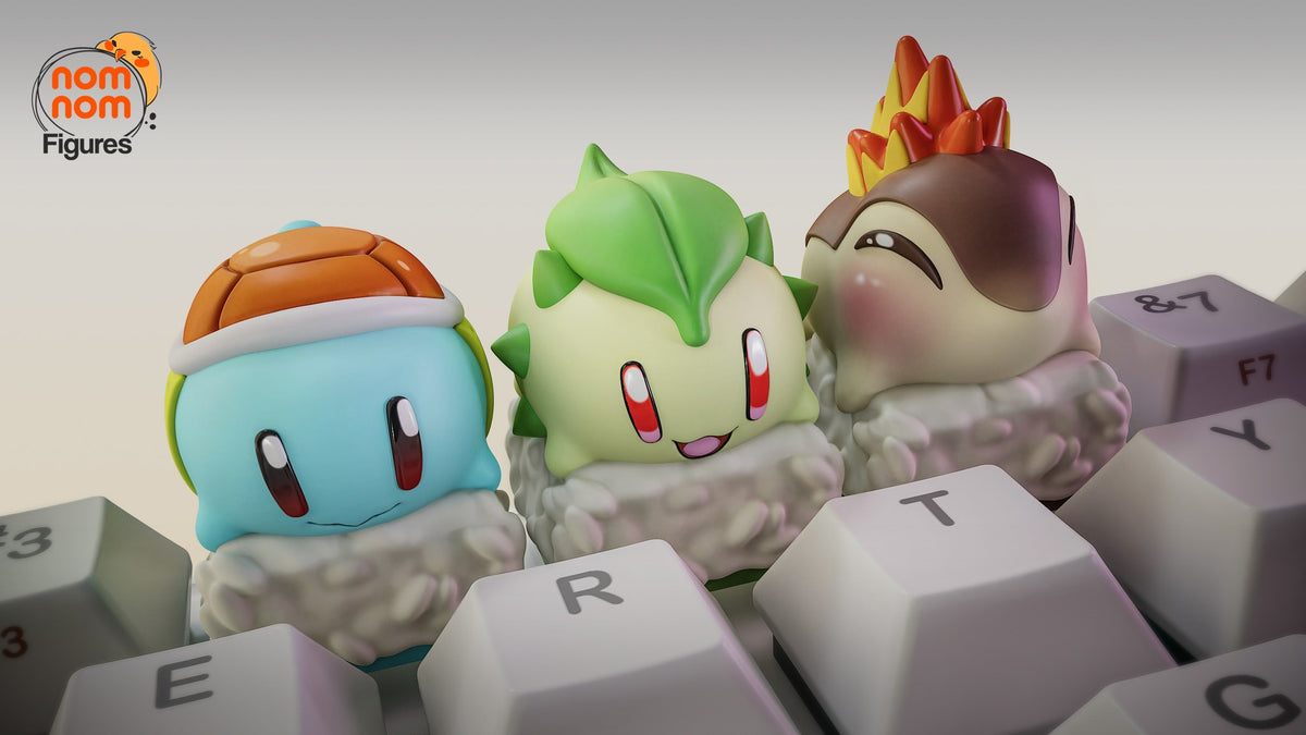 Pokemon Sushi Keycaps resin figure