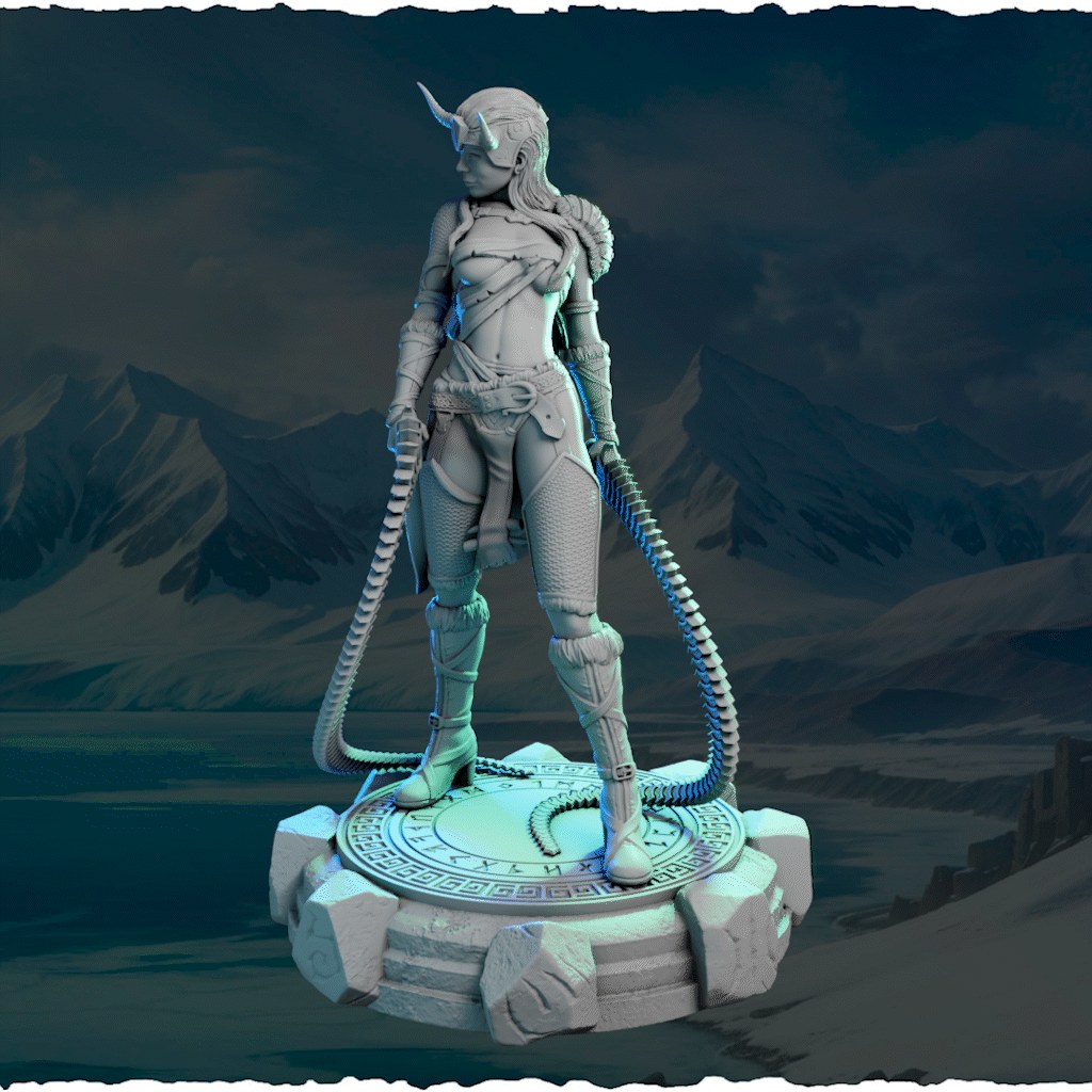 Svala resin figure