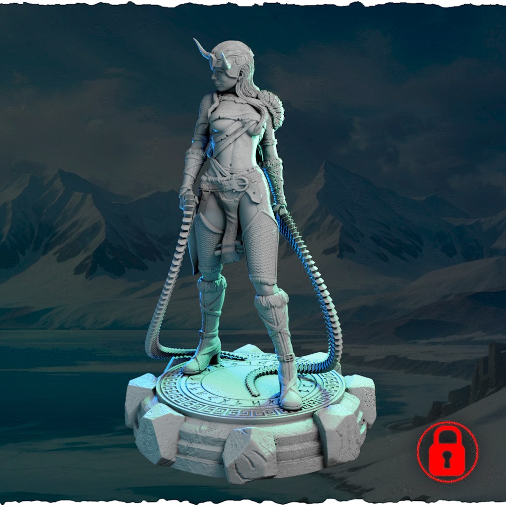 Svala resin figure