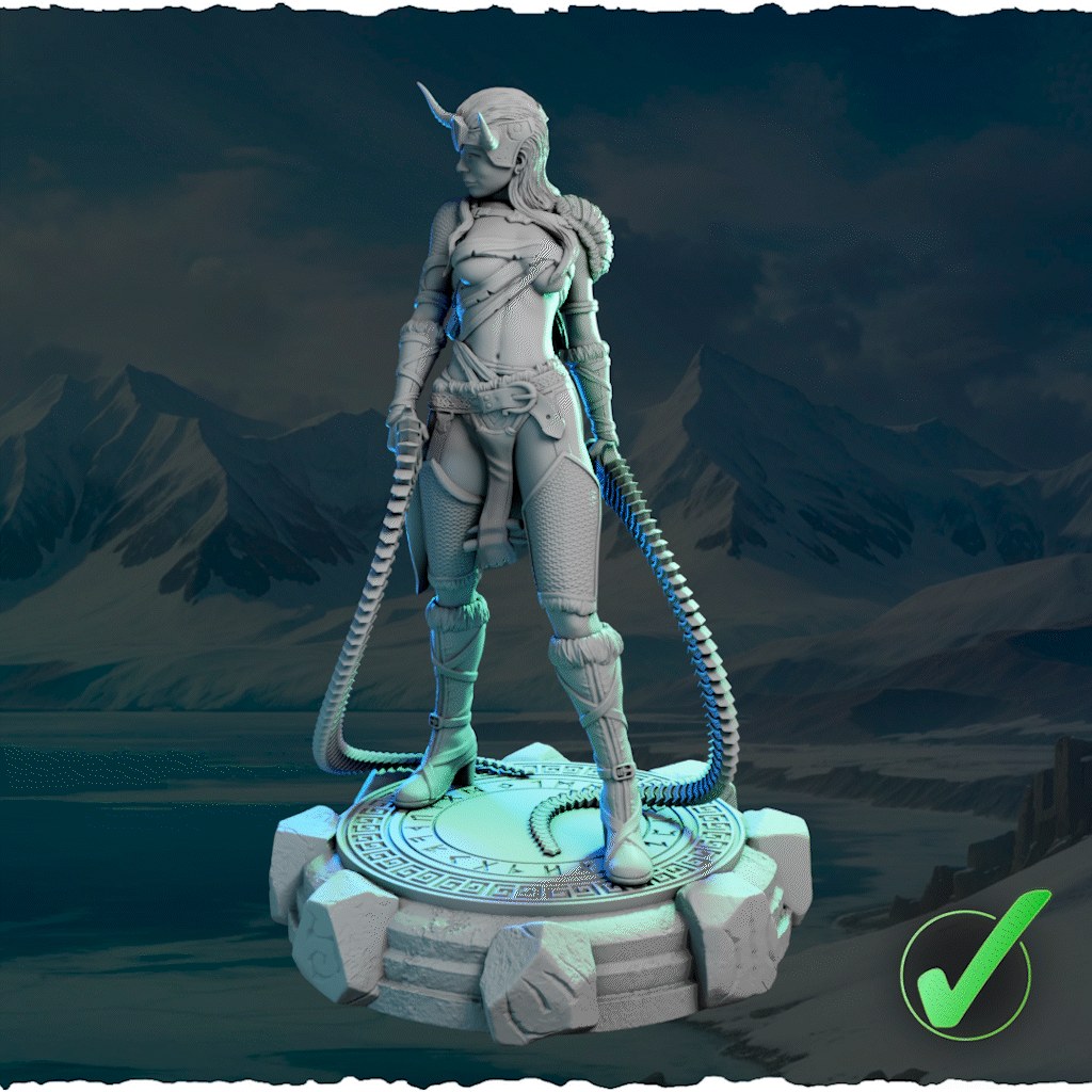 Svala resin figure
