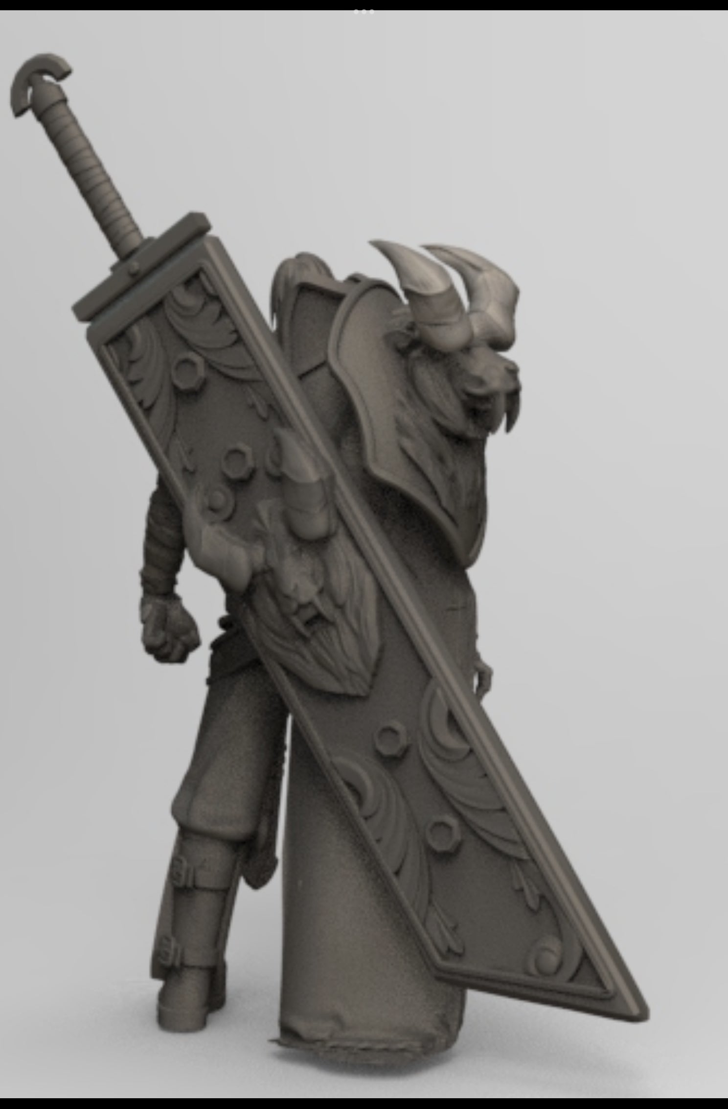 LION SWORDMASTER resin figure