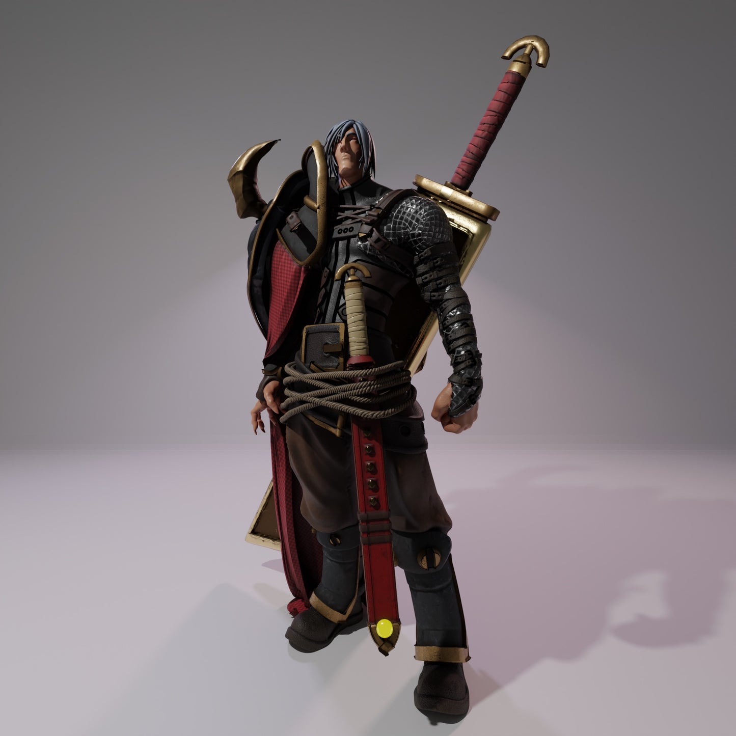 LION SWORDMASTER resin figure