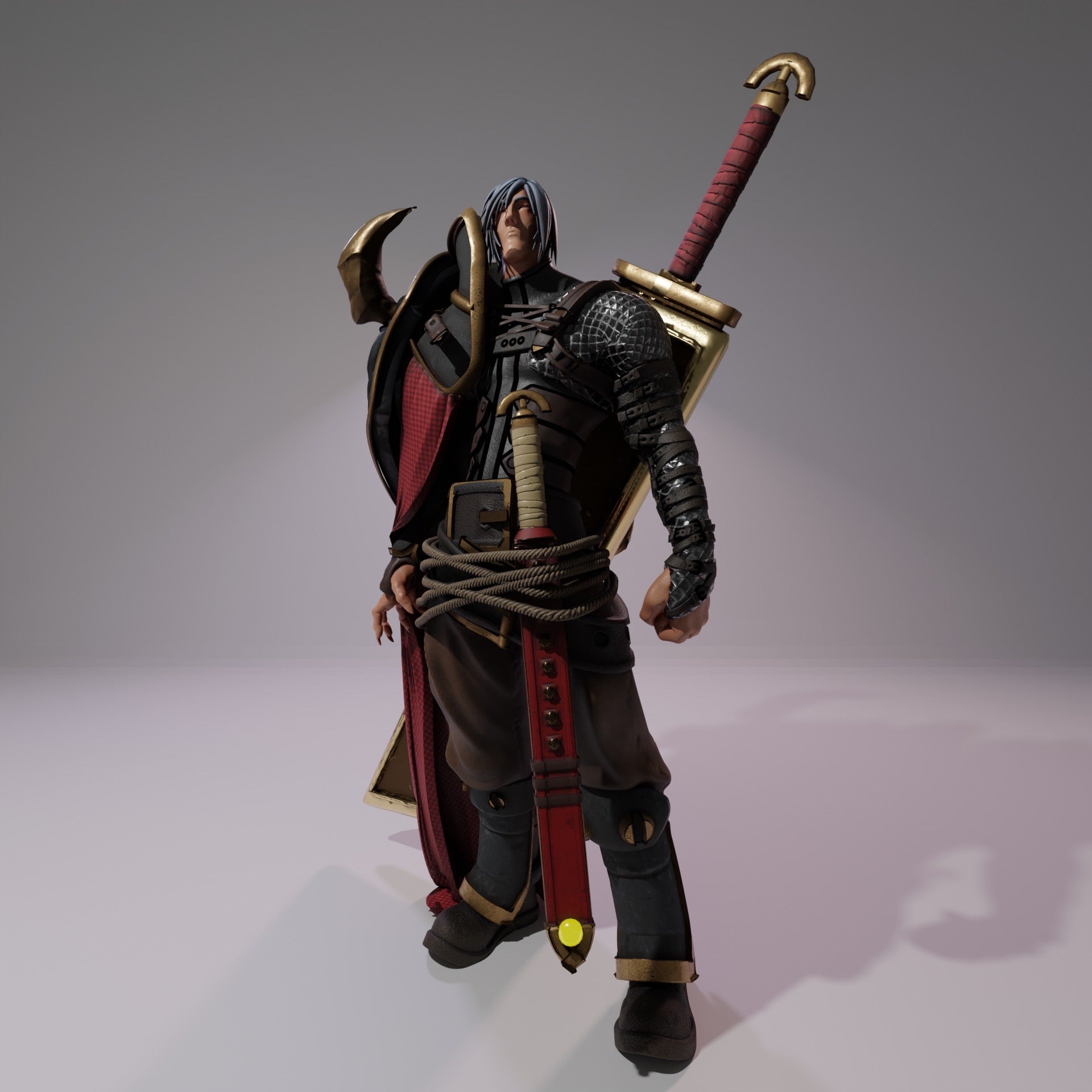 LION SWORDMASTER resin figure