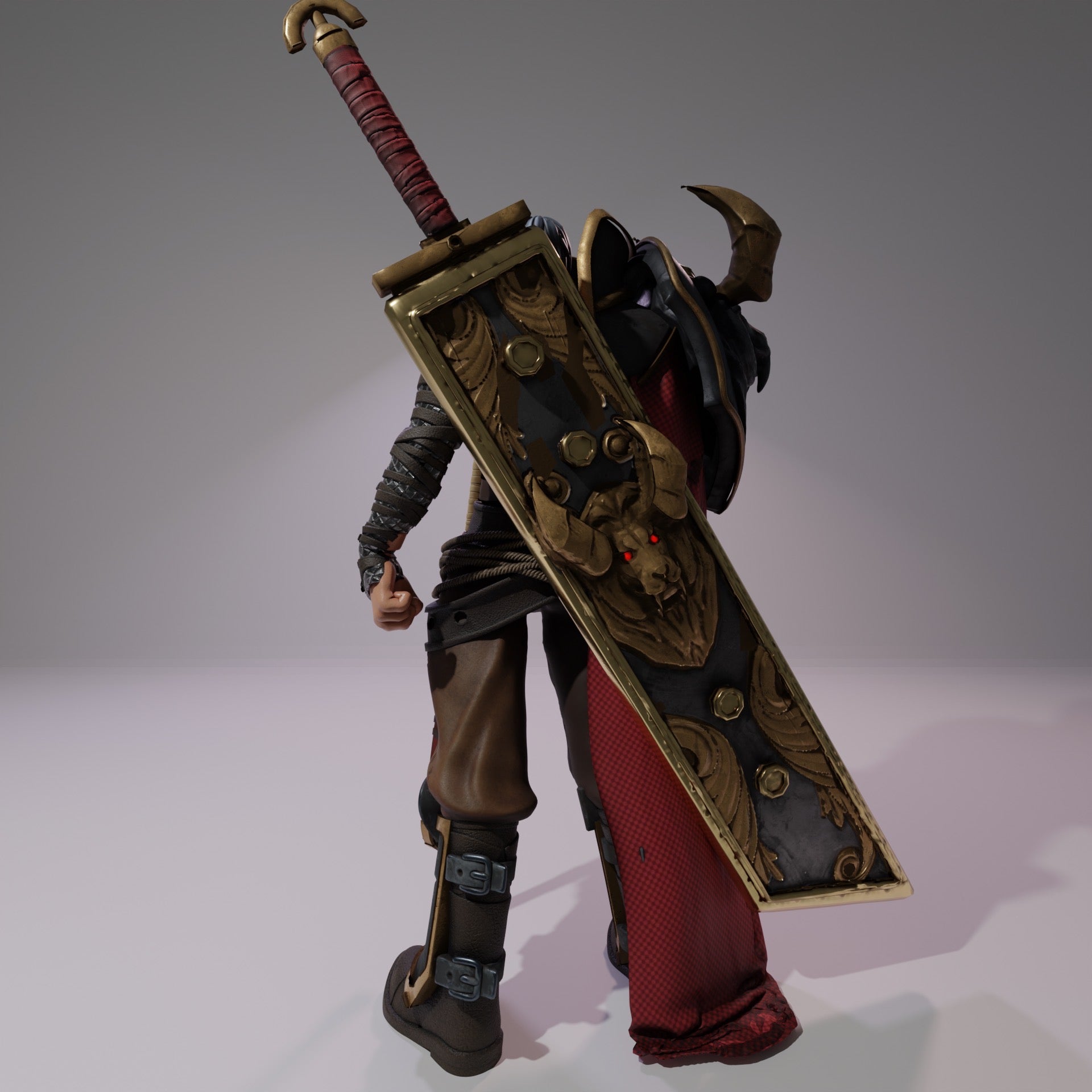 LION SWORDMASTER resin figure