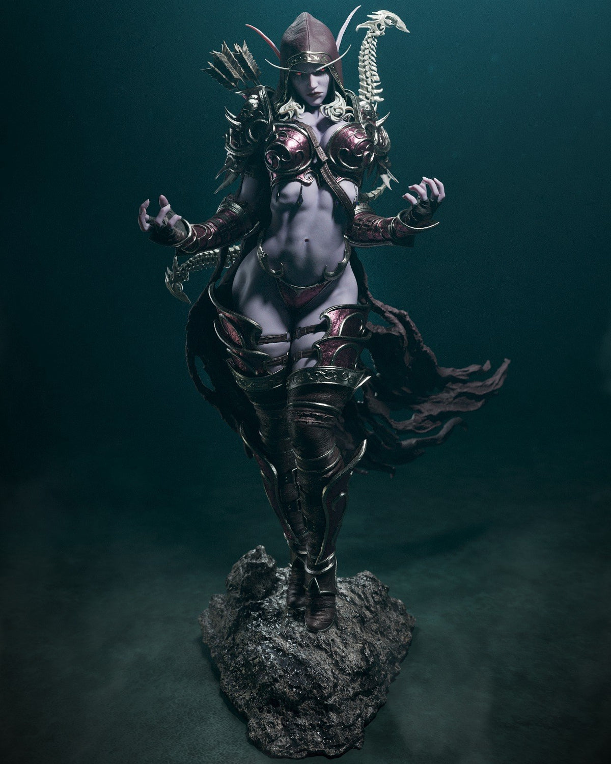 Sylvanas Windrunner resin figure
