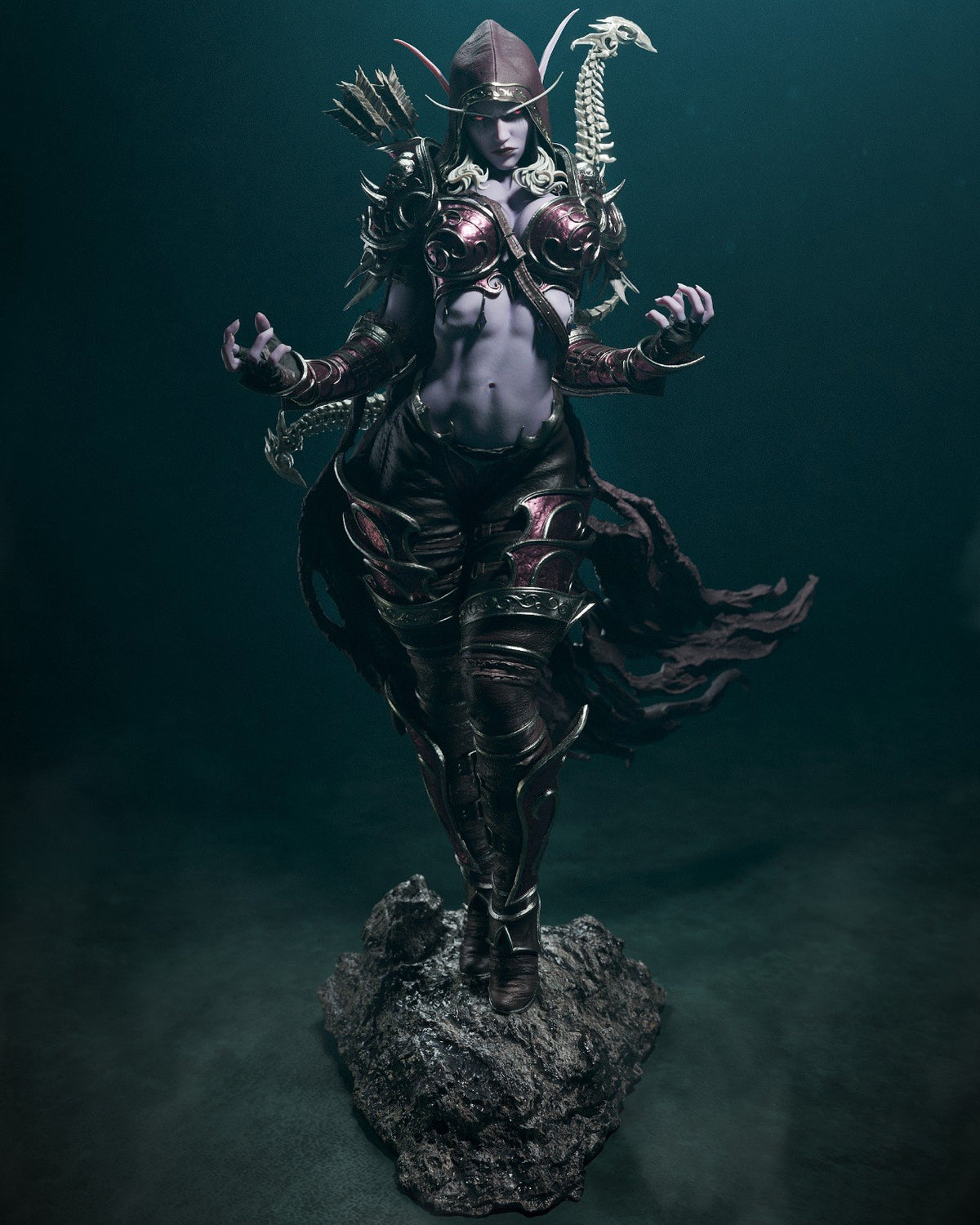 Sylvanas Windrunner resin figure