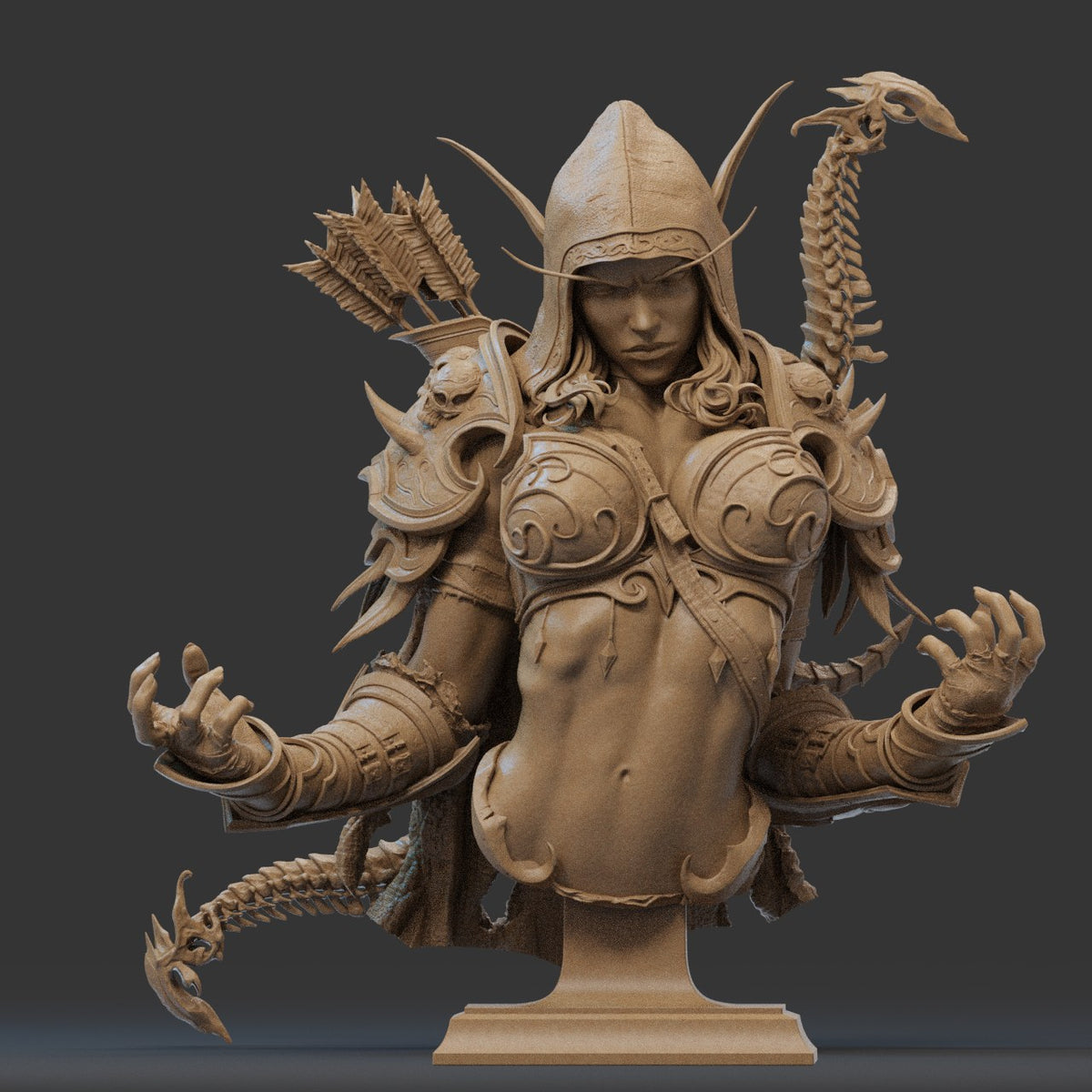 Sylvanas Windrunner resin figure