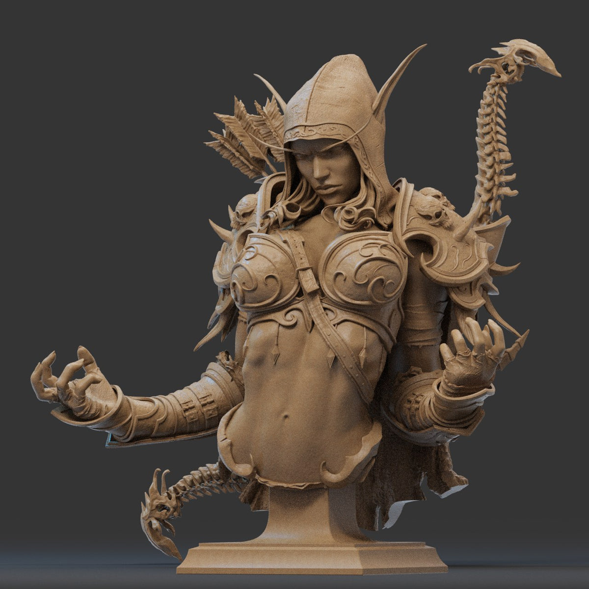 Sylvanas Windrunner resin figure