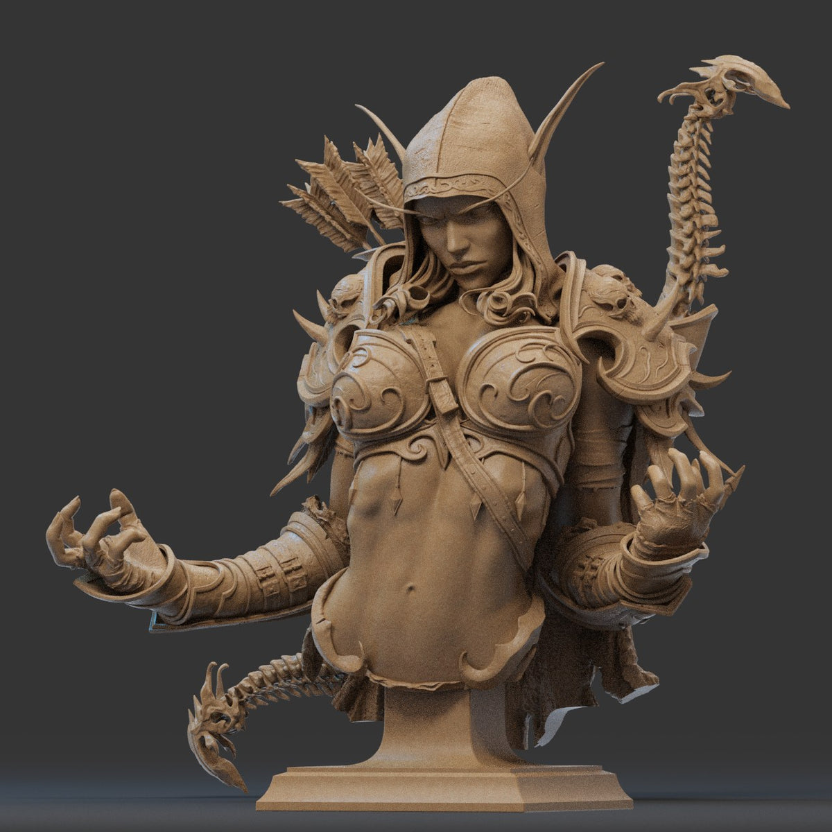 Sylvanas Windrunner resin figure