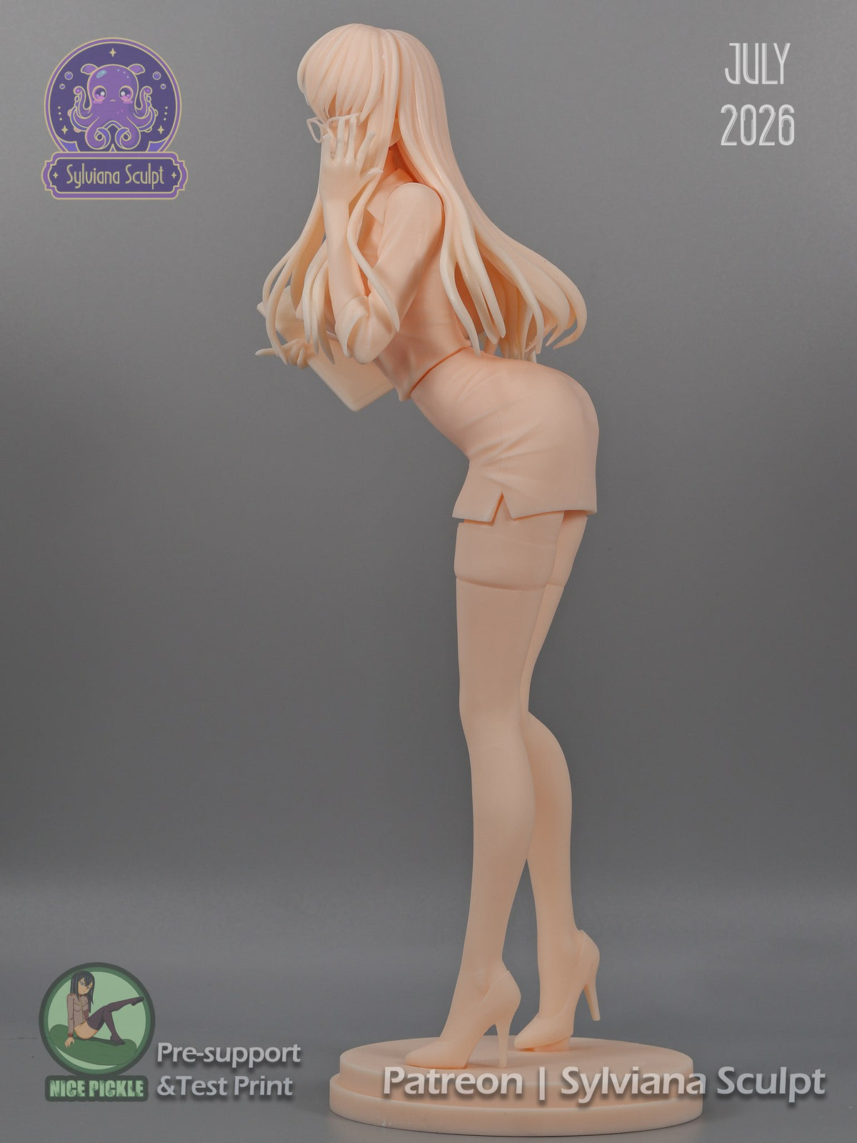 C.C. resin figure