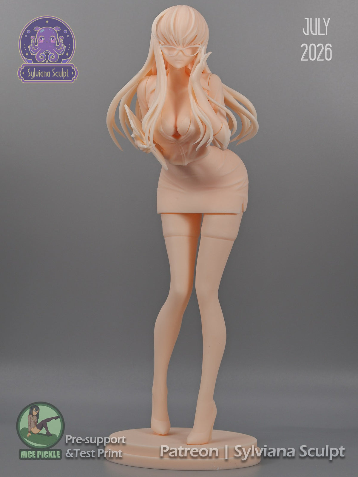C.C. resin figure