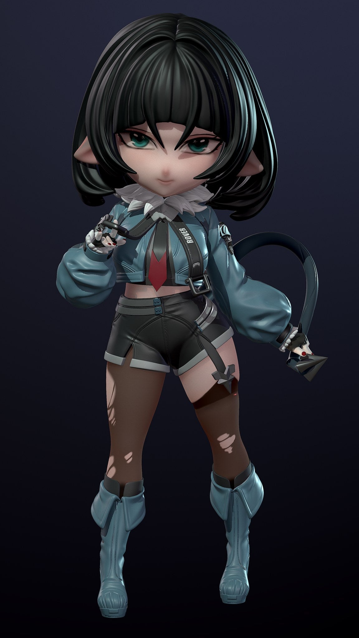 Jane Doe (Chibi) resin figure