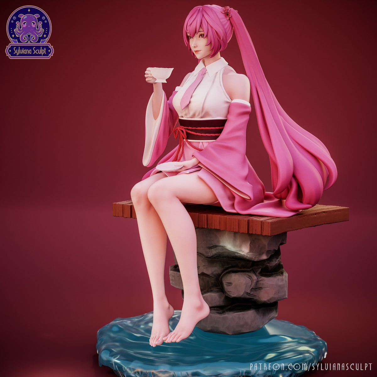 Hatsune Miku (Sakura) resin figure