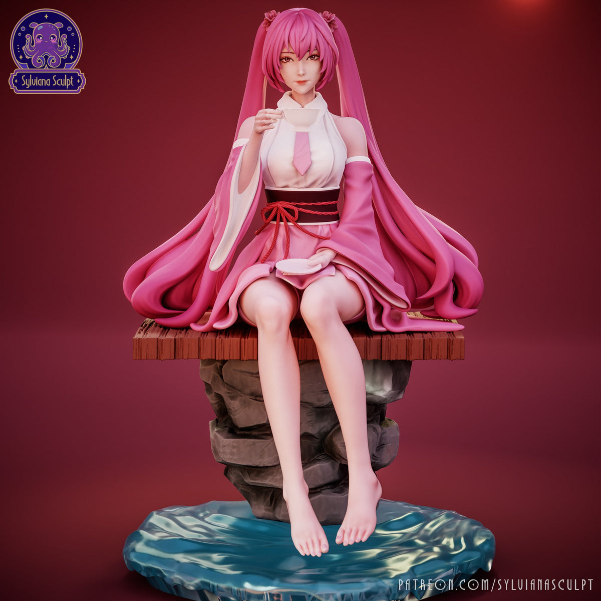 Hatsune Miku (Sakura) resin figure