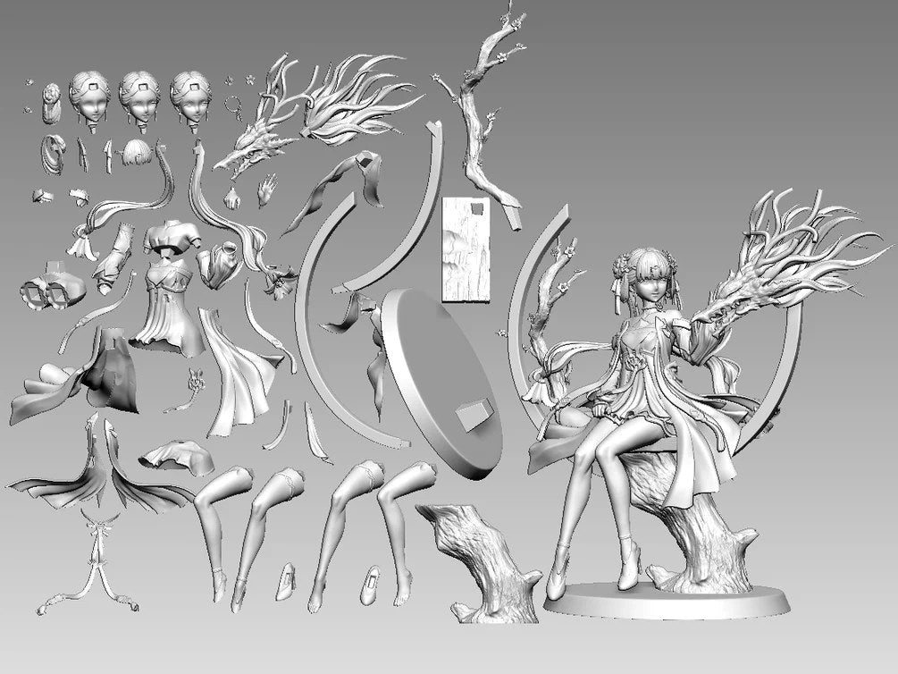 Jinhsi resin figure