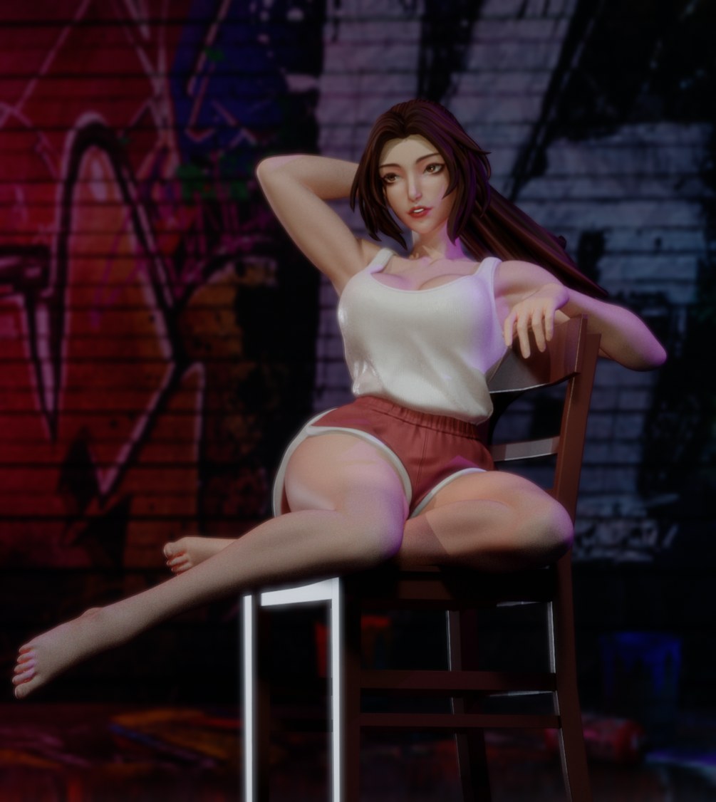 Mai Shiranui resin figure