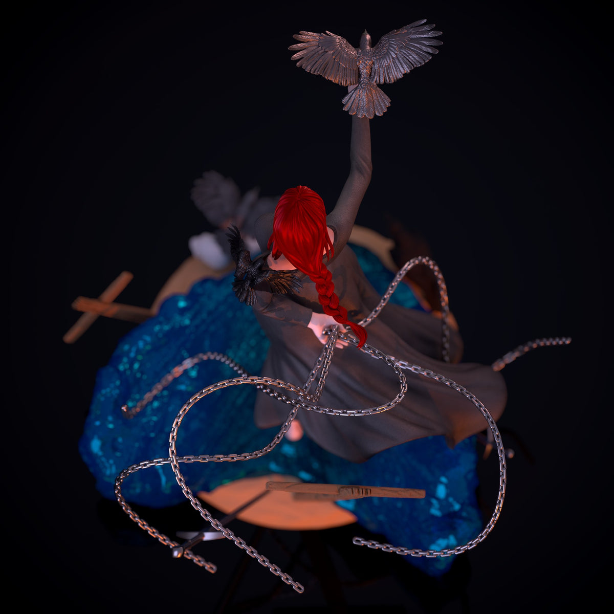 Makima (Chains and Crows) resin figure