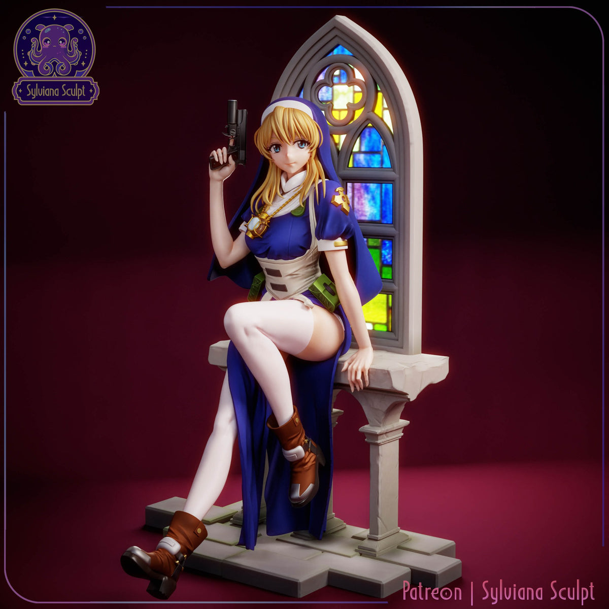Rosette Christopher resin figure