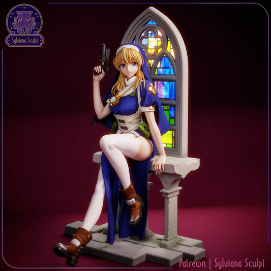 Rosette Christopher resin figure