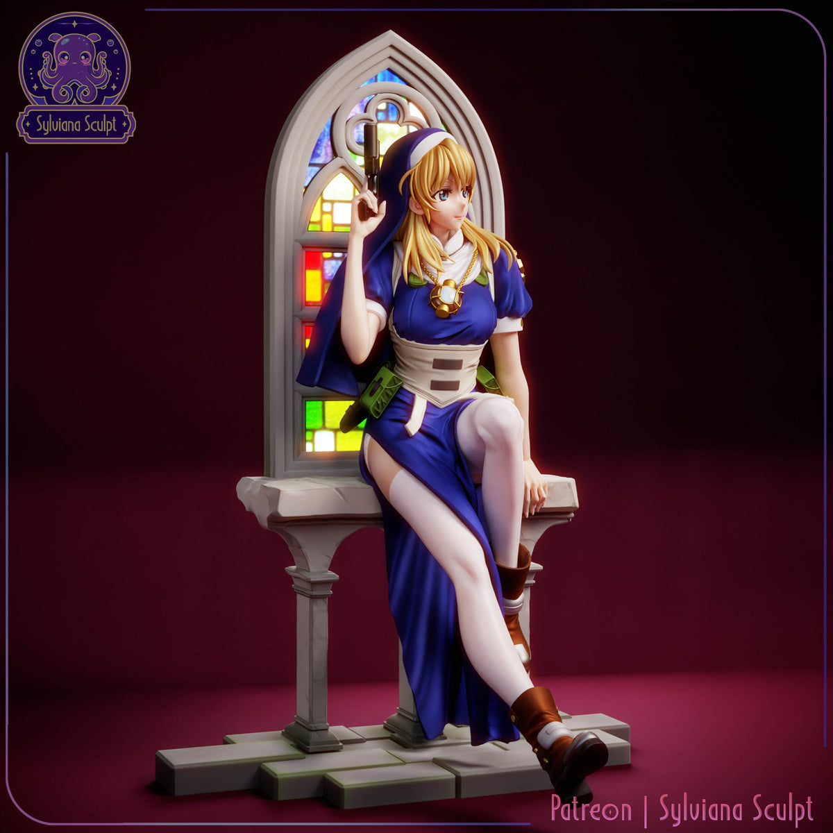 Rosette Christopher resin figure