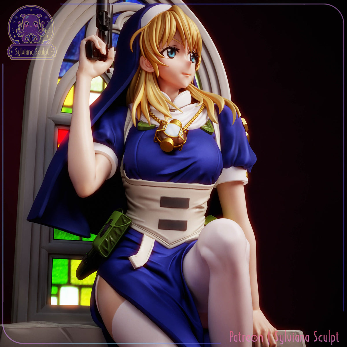 Rosette Christopher resin figure