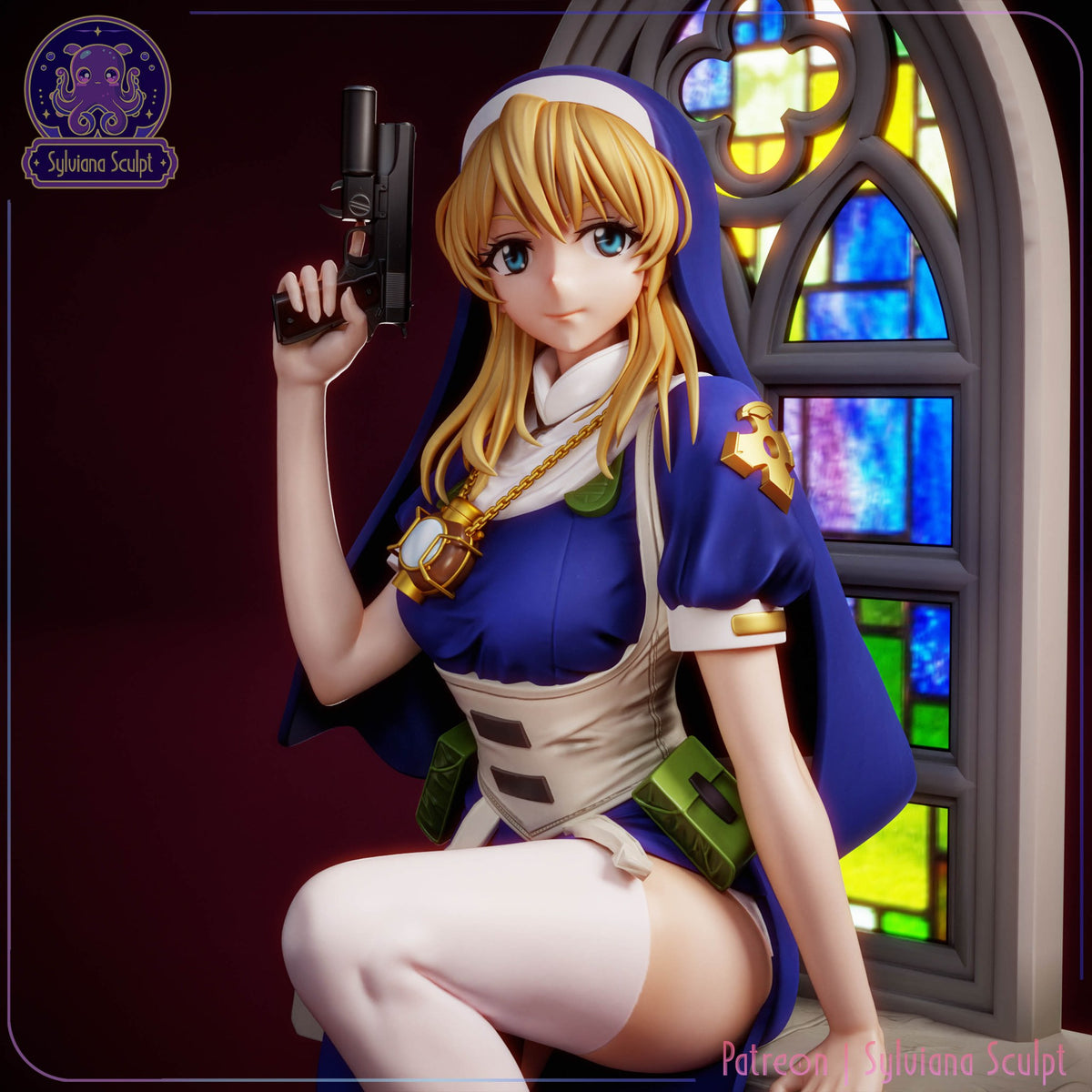 Rosette Christopher resin figure