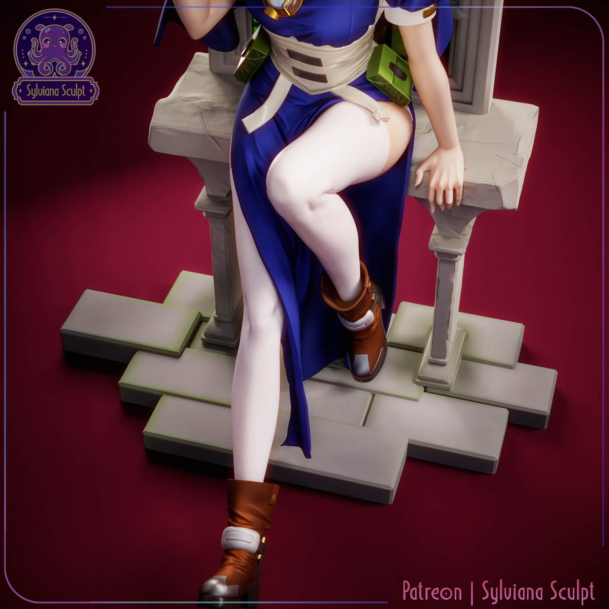 Rosette Christopher resin figure