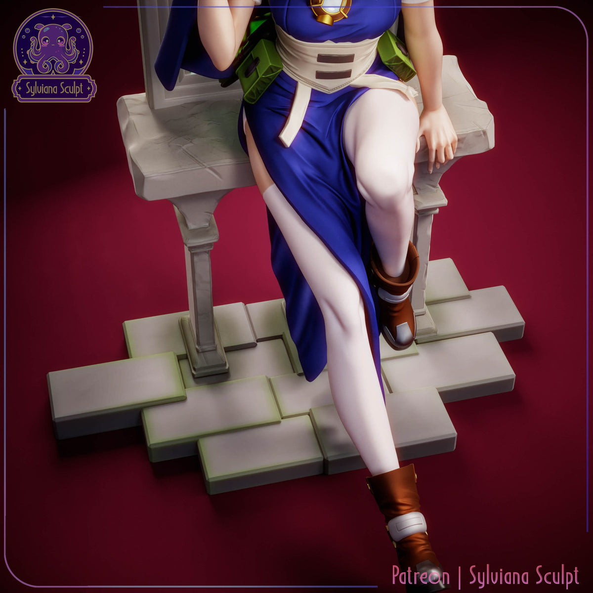 Rosette Christopher resin figure