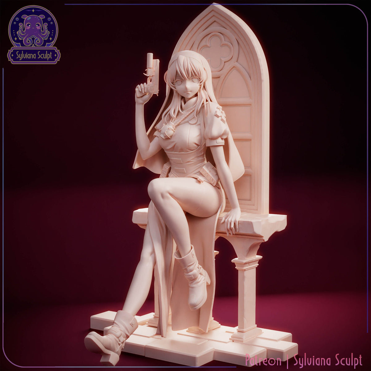 Rosette Christopher resin figure