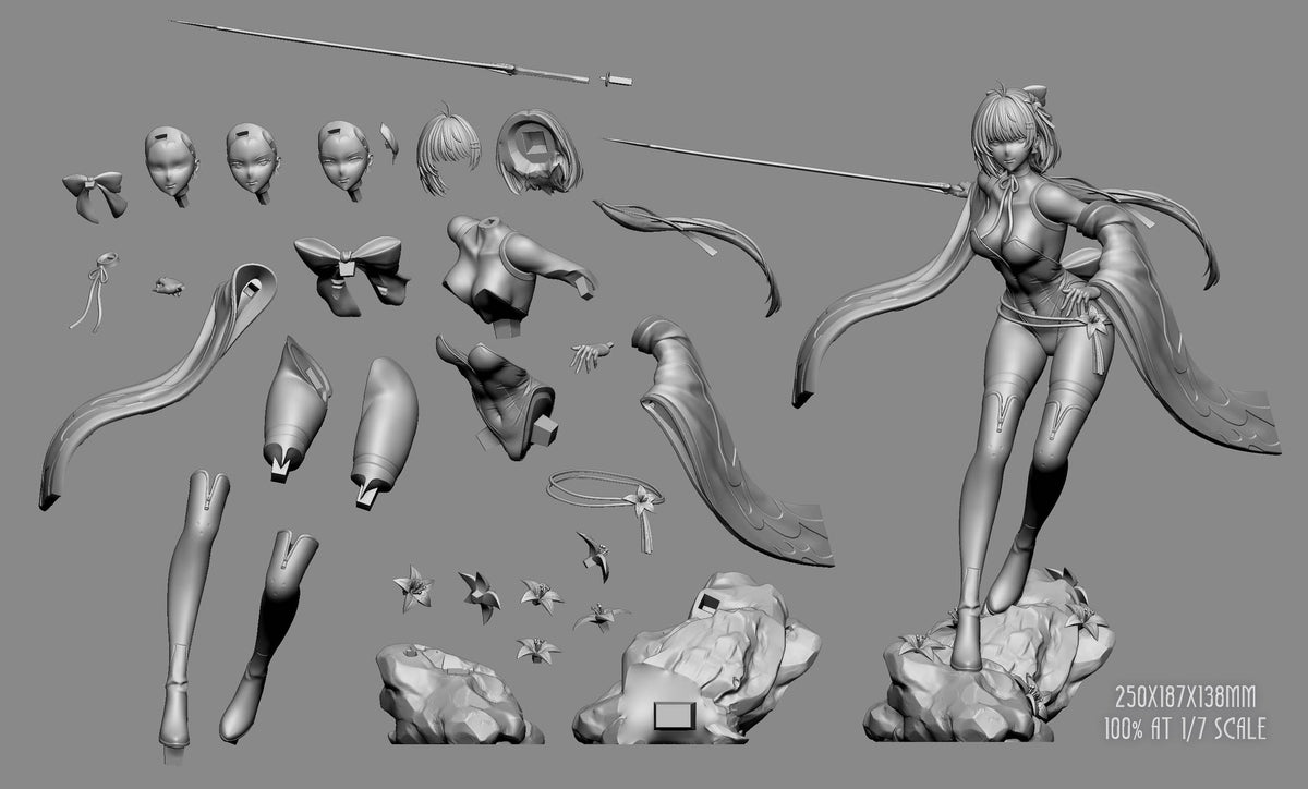 Rover resin figure
