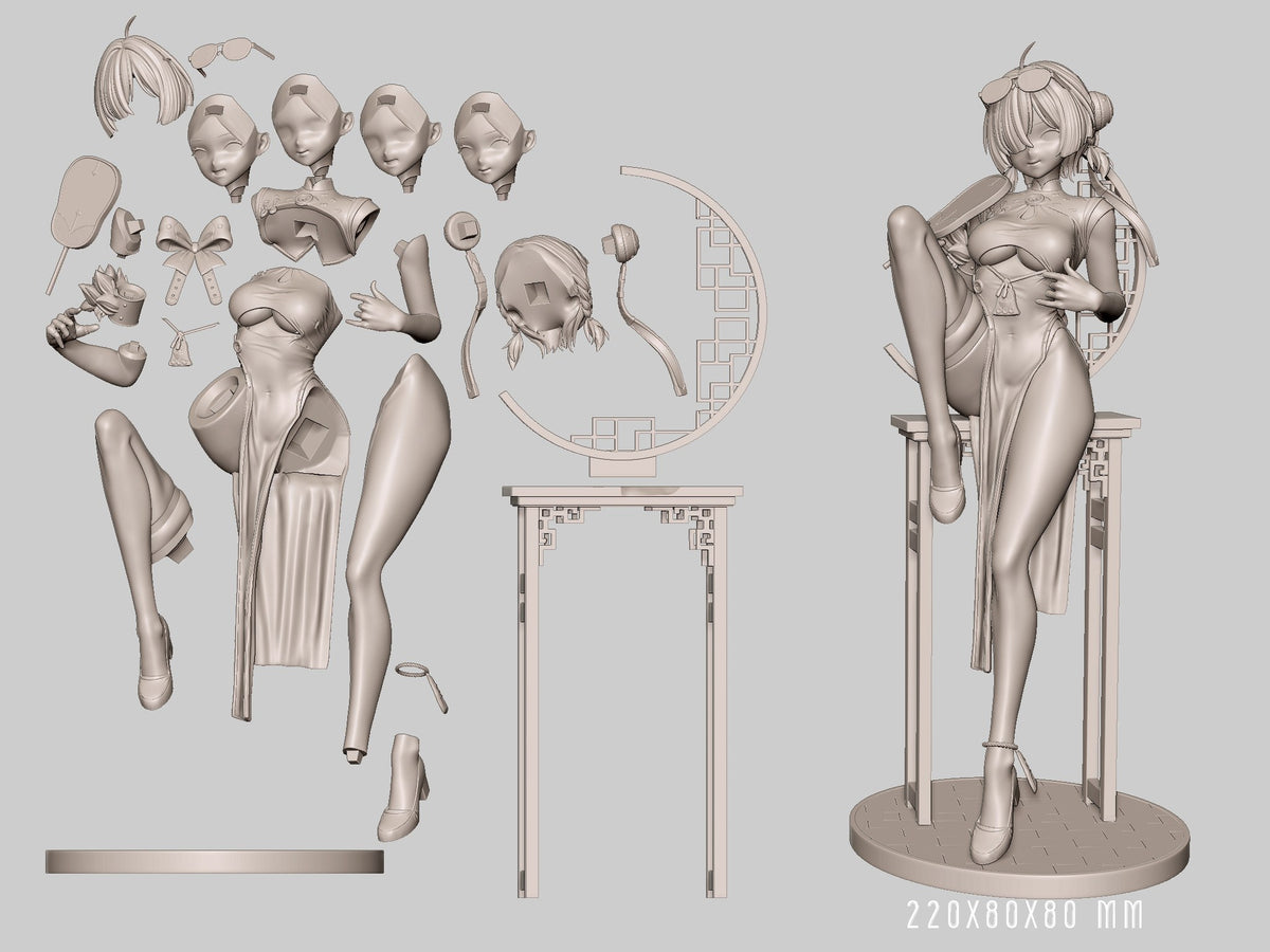 Sweety resin figure