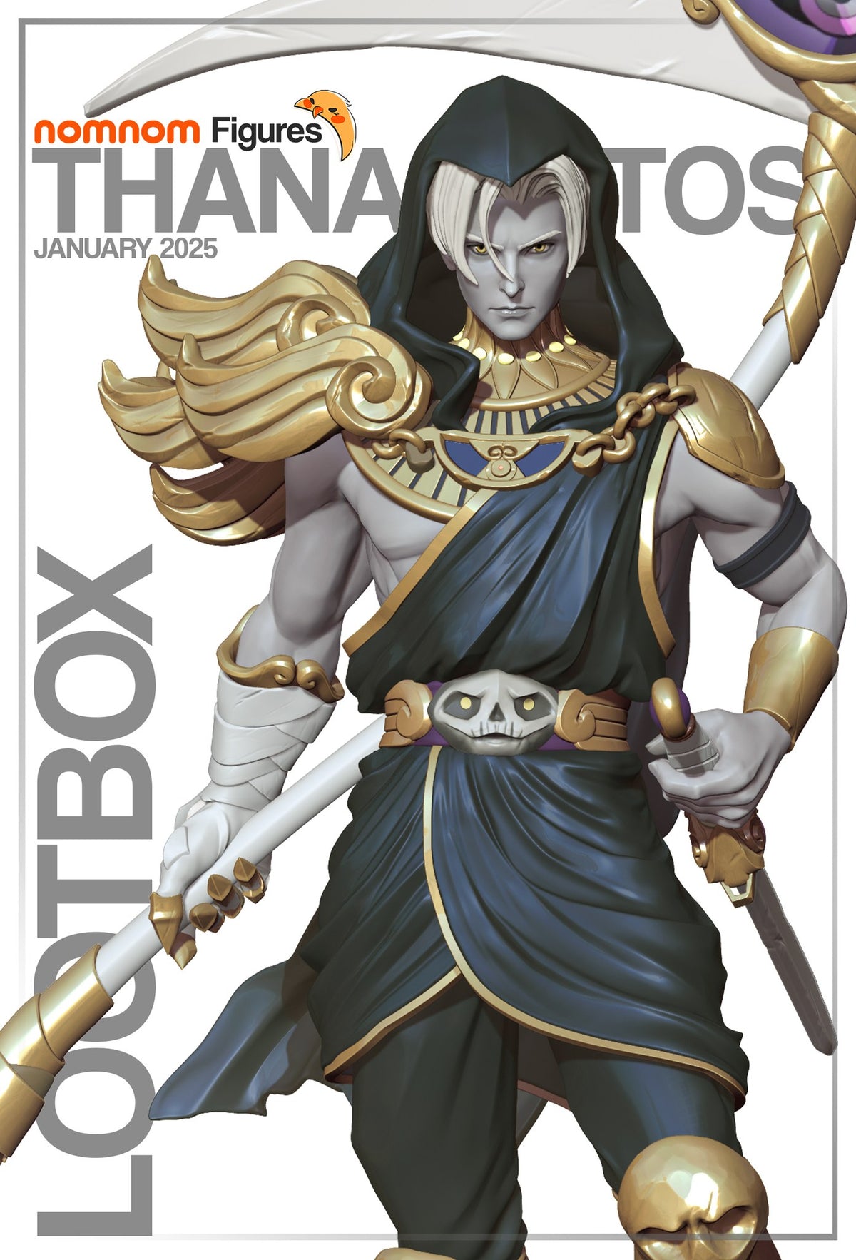 Thanatos resin figure