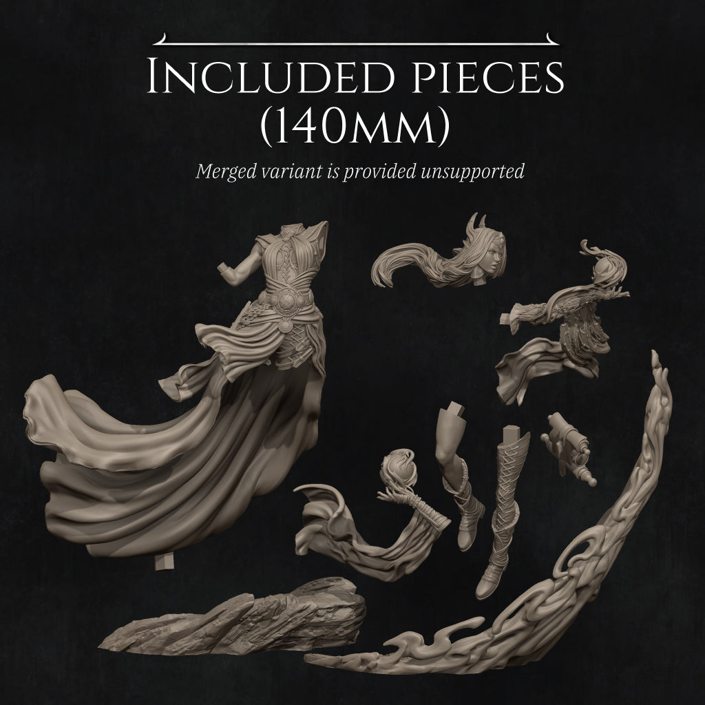 Price of Magic | 32mm–140mm | 3D Printed Figure | Art Piece | Nerikson | Nerdy Creations
