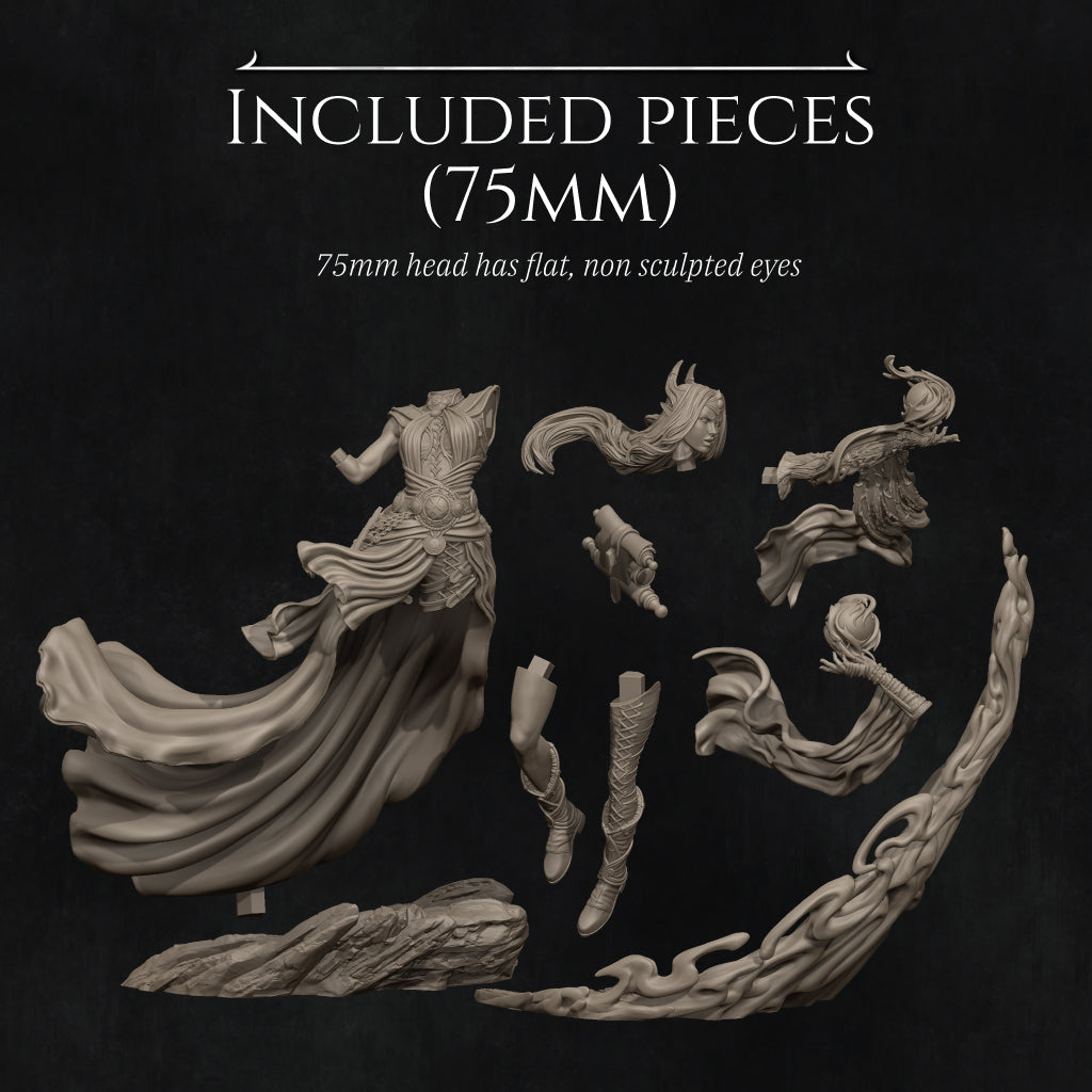 Price of Magic | 32mm–140mm | 3D Printed Figure | Art Piece | Nerikson | Nerdy Creations