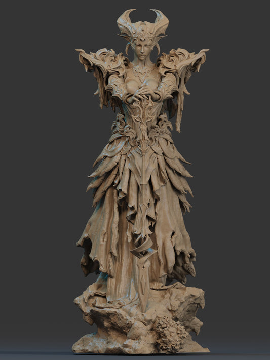 The Queen of the Ashen Vale resin figure
