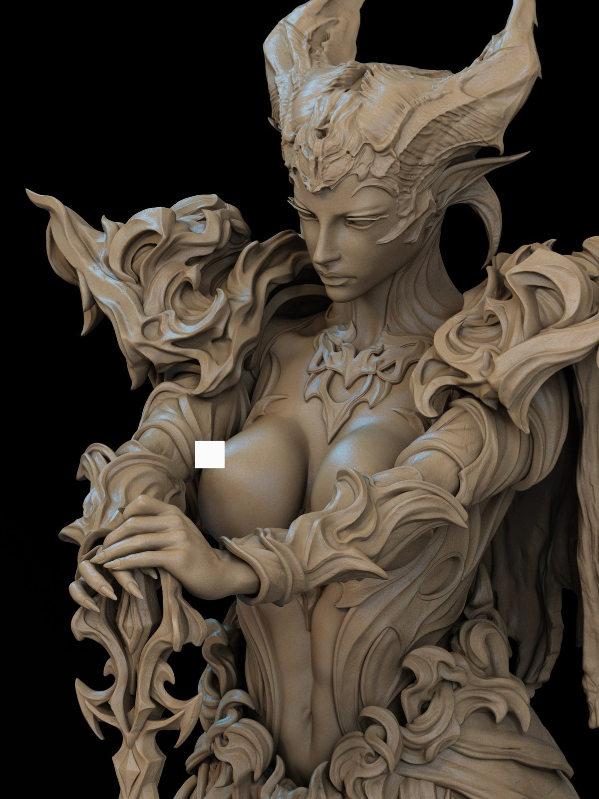 The Queen of the Ashen Vale resin figure