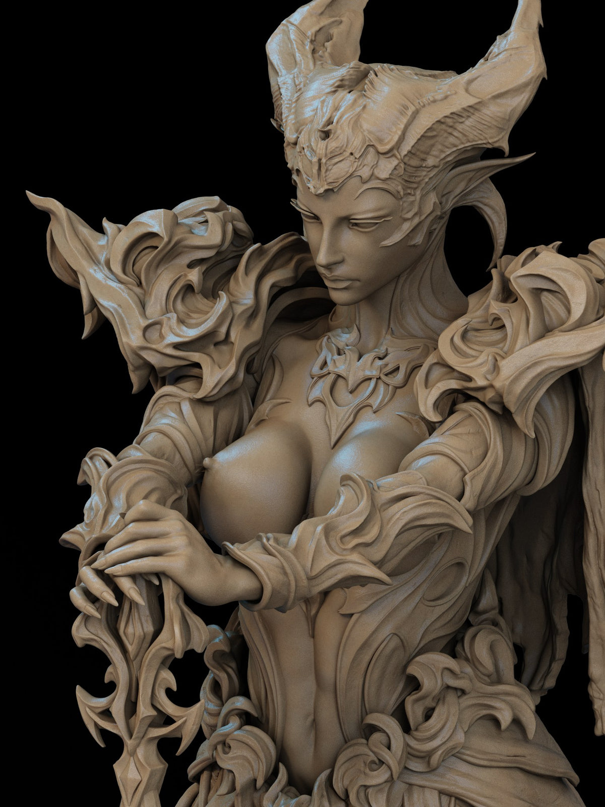 The Queen of the Ashen Vale resin figure