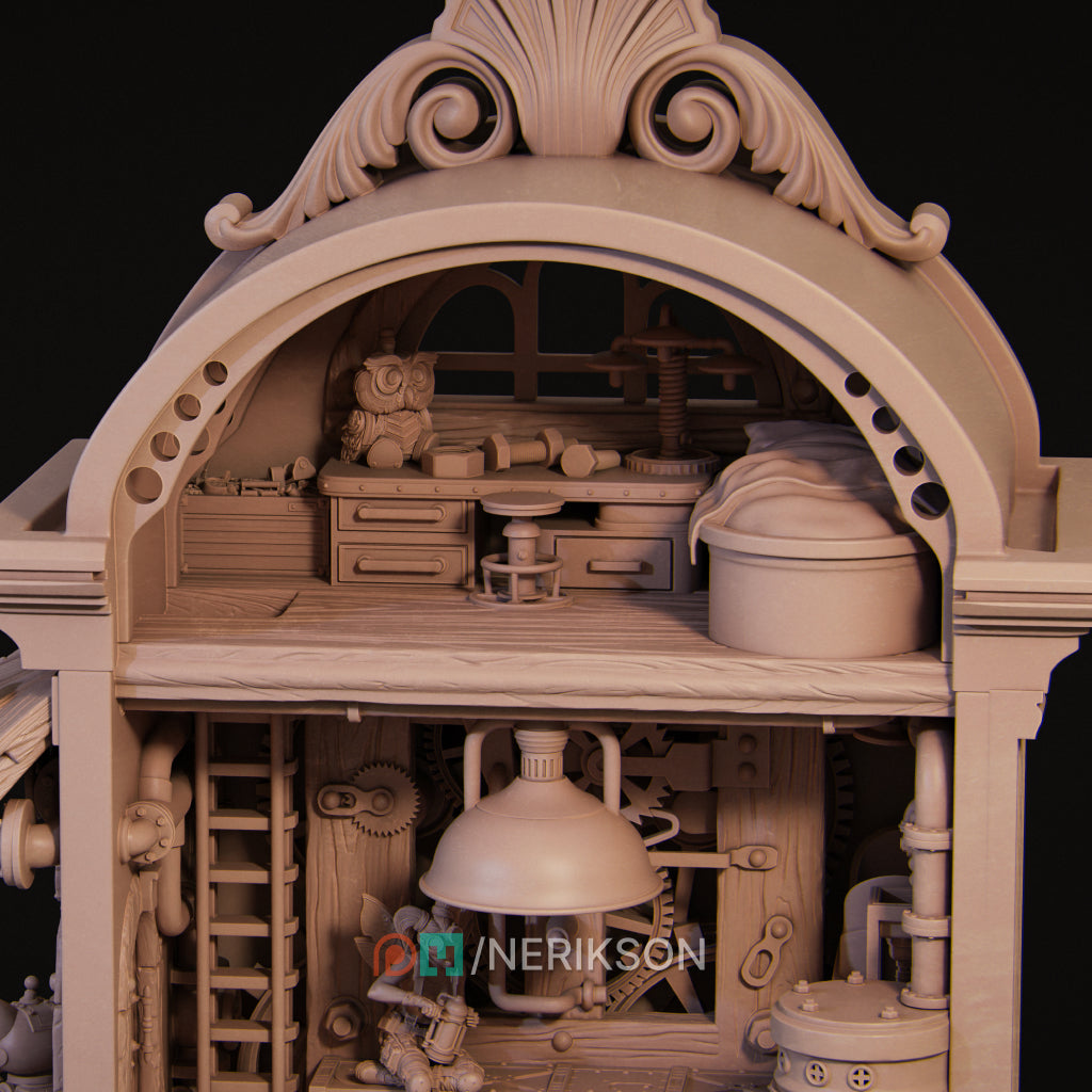 Tinker Fairy | 140mm | 3D Printed Diorama Set | Art Piece | Nerikson | Nerdy Creations