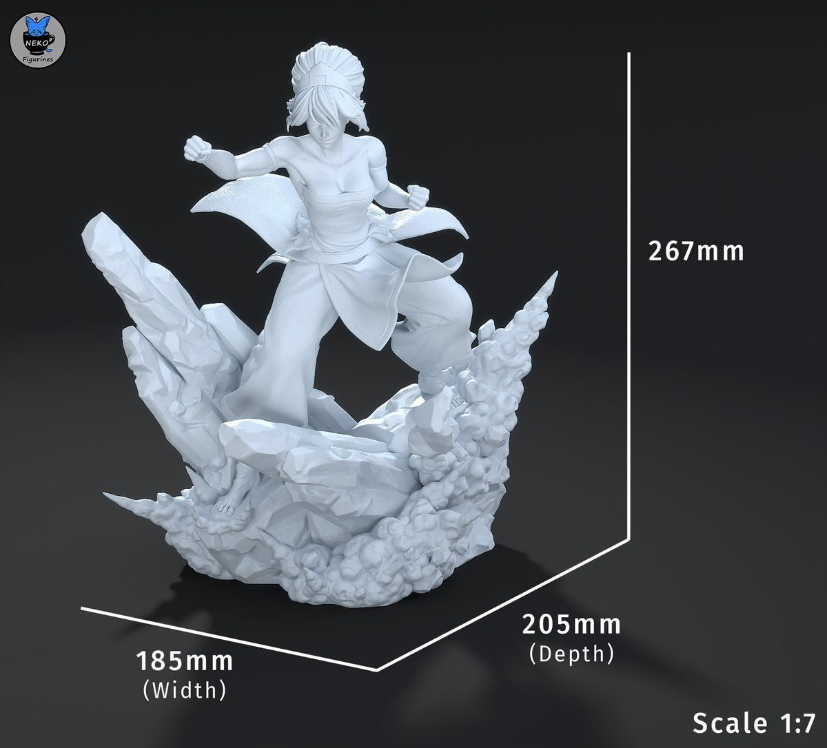 Toph resin figure