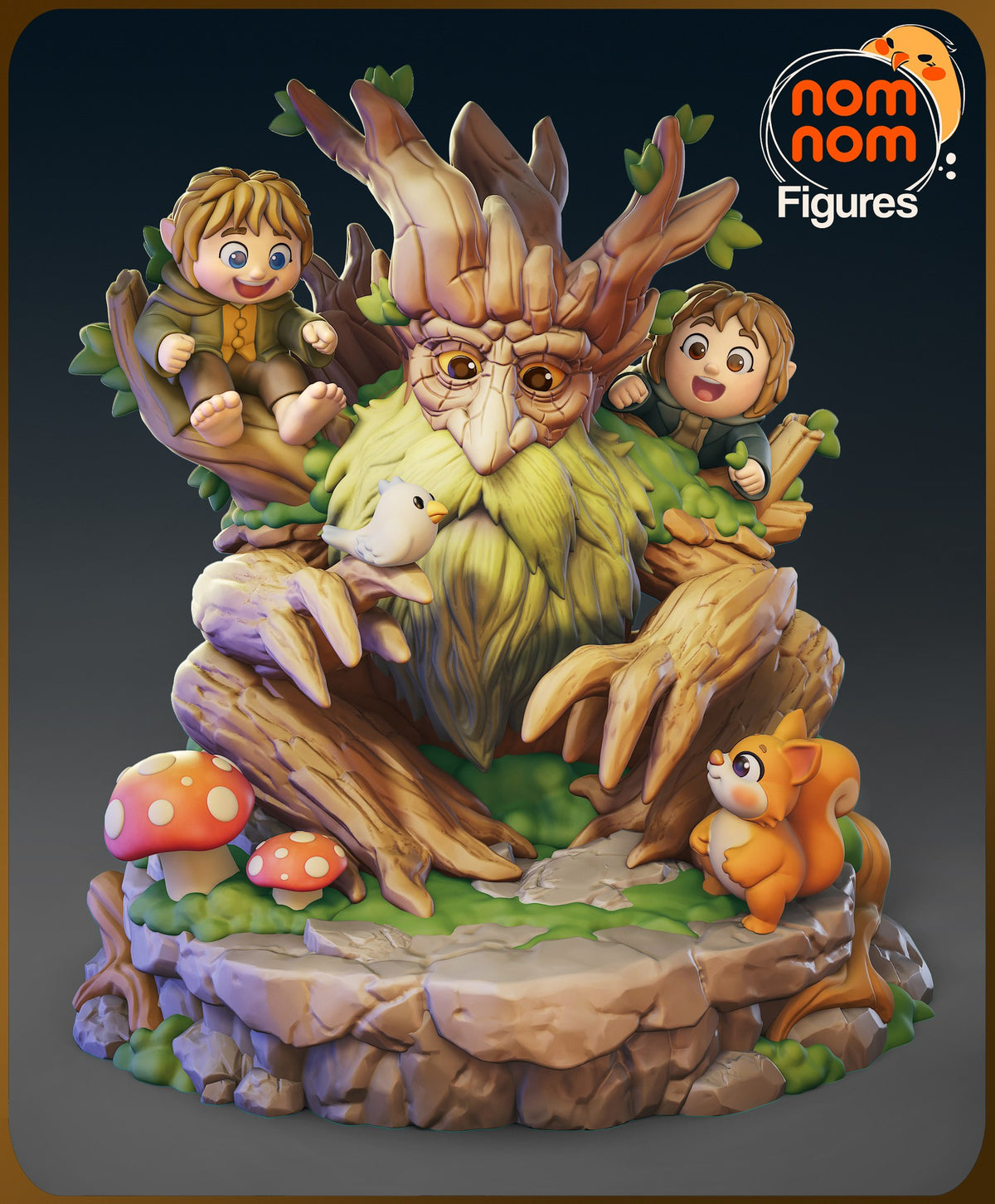 Chibi Treebeard resin figure